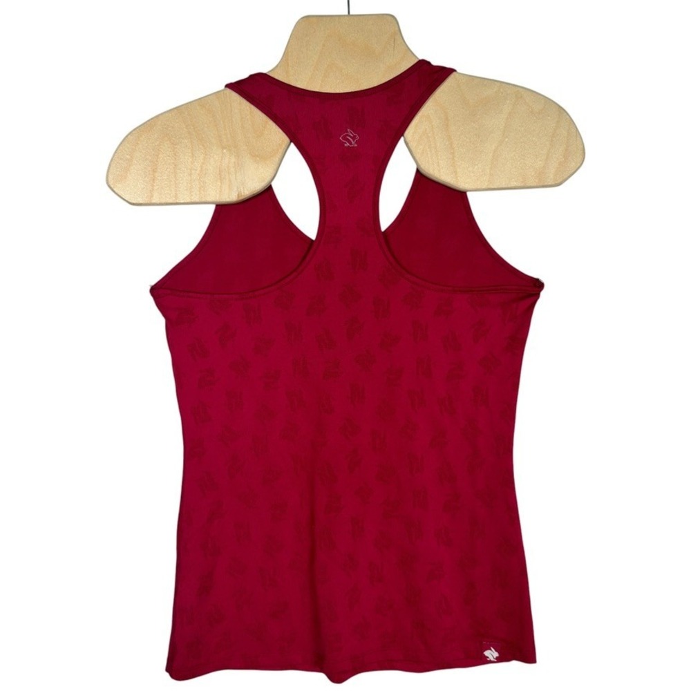 Rabbit Running Tank Top Racerback Performance Red SM - Picture 3 of 8